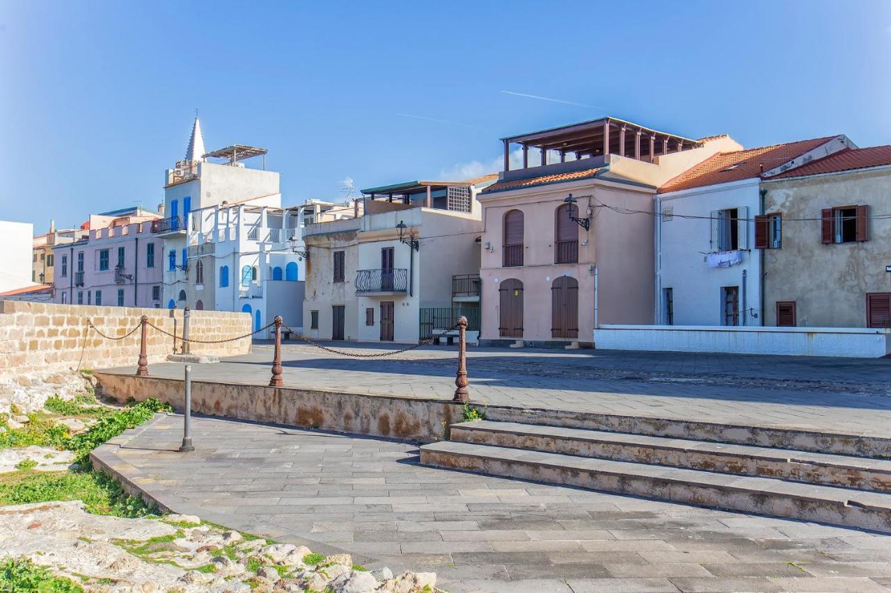 Apartamento Amethyst Attic In Old Town By Sea Alguer Exterior foto